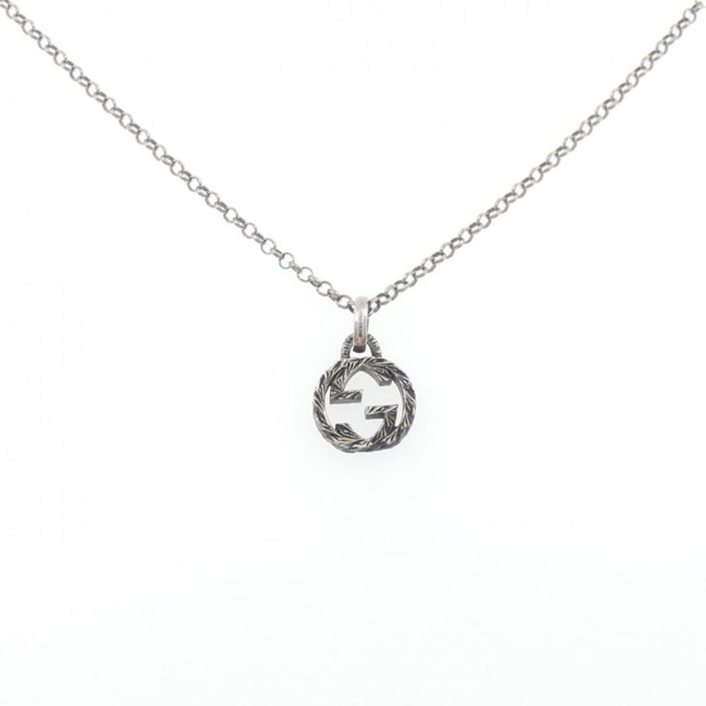 Gucci Interlocking G 925 Silver Necklace - Picture 1 of 6